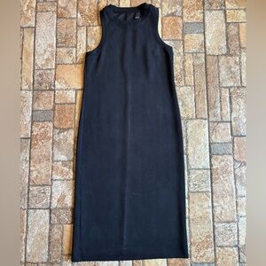 ANTONIO MELANI Classic Black Midi Sheath Dress